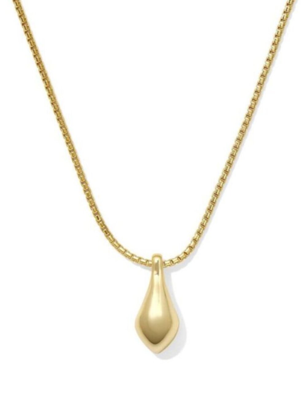 Kendra Scott Quincy Pendant Necklace - Gold: 14K Gold Over Brass, Spring Ring Cl